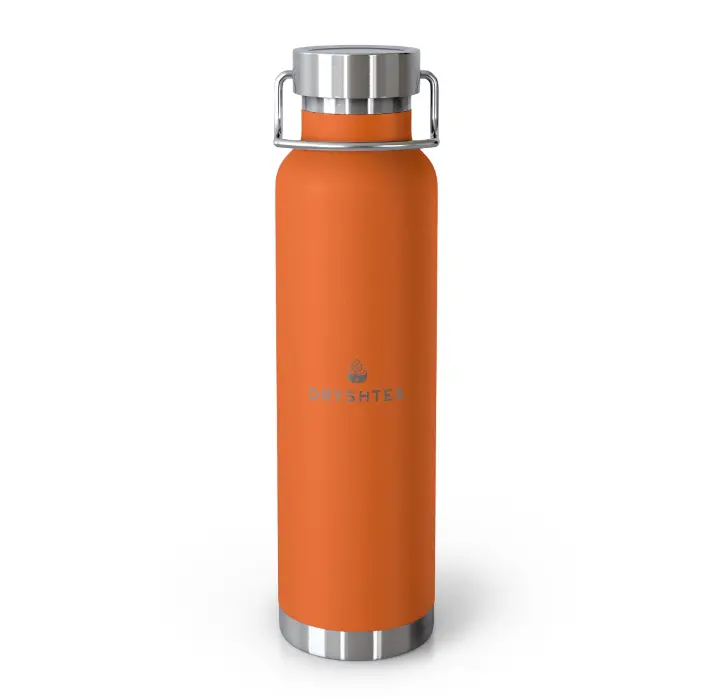 22oz Copper Insulated Bottle - Orange