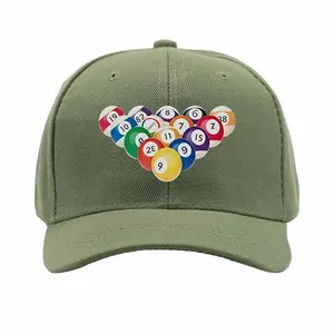 Colorful billiard balls for sale Hip-hop Hat Outdoor Adjustable Casual Hat Truck driver baseball cap