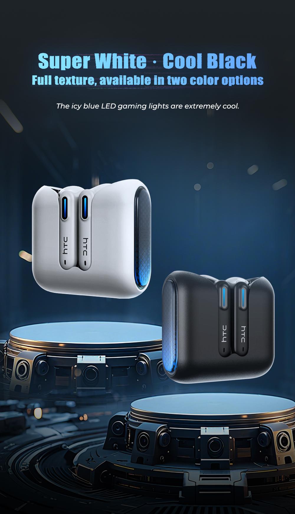 HTC NE49 Wireless Earbuds Bluetooth 6.0 Gaming Headsets High Fidelity IPX5 Waterproof, Suitable for Office, Sports, Study and Audio Calls, Built-in Microphone, TWS Earphones detail 7