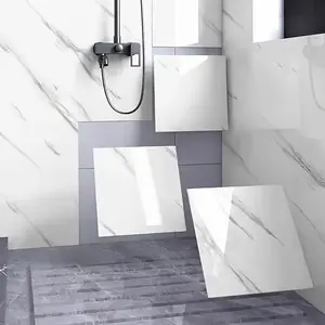 Marble Pattern Wall Sticker, 1 Box Self-adhesive Foam Wall Sticker, Thickening Design Wall Decal, Applicable to Bathroom, Living Room, Kitchen, Bedroom Renovation, Decorative, Room Decor, Home Decor, Tiles Sticker