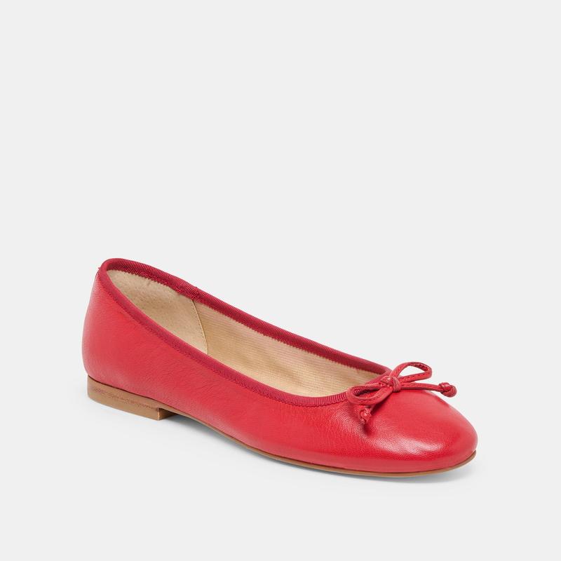 Dolce Vita RITLA BALLET FLATS CHERRY LEATHER