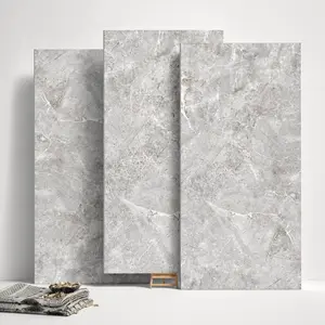 10 Pack Peel and Stick Gray Marble Wall Panels, 11.8" x 23.6" Waterproof PVC Self-Adhesive Backsplash Tiles, 19.4 Sq. Ft. Marble Look Wall Tiles for Kitchen, Bathroom, Living Room & Accent Wall