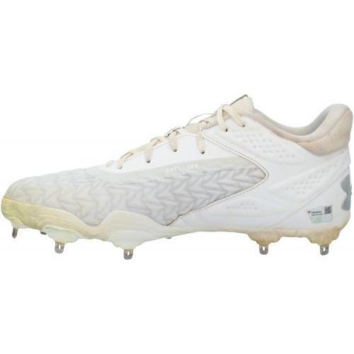 Kerry Carpenter Detroit Tigers Game-Used White Under Armour Cleats from the 2025 MLB Season - Fanatics Authentic Certified
