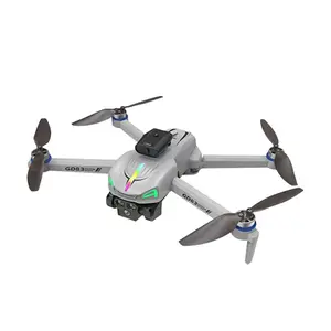 2025 Foldable Drone with Dual Cameras - Brushless Motor, Smart Follow, Optical Flow | Beginner-Friendly Aerial Drone | Great Gift for Halloween & Christmas