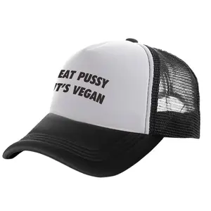 Its Vegan Trucker Caps Men Funny Hat Baseball Cap Cool Summer Unisex Mesh Net Caps