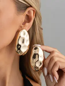 Boho Vintage Irregular Hammered Metal Earrings Set, Elegant & Chic, Perfect for Weddings, Parties, Holidays, Birthday Gifts