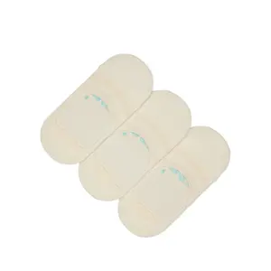 Classic No Show Socks Natural 3 Pack