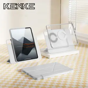 KENKE 2 in 1 Tablet Case with Detachable Tablet Holder, 1 Count Adjustable Tablet Cover with Stand, Tablet Mount Stand, Tablet & Computer Accessories for iPad Mini 7 6 10th Gen 7 8 9 Pro 11 Inch