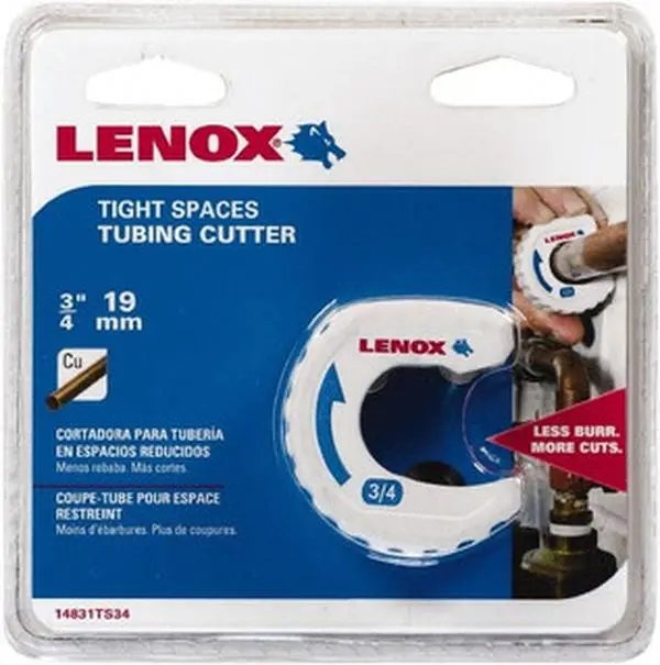 Lenox Handheld Copper Pipe Cutting Tool - Model 14831TS34, 3/4 inch Pipe Capacity, Tools & Hardware Equipment