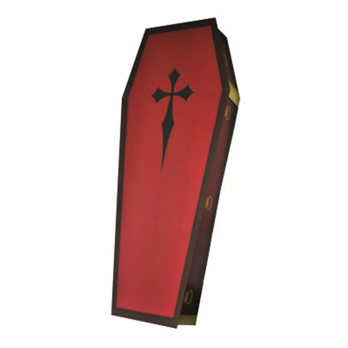 212 MAIN Advanced Graphics 3D Coffin Cardboard Cutout - Standup Shape with Cutout Design, Art, Indoor Home Decor Piece