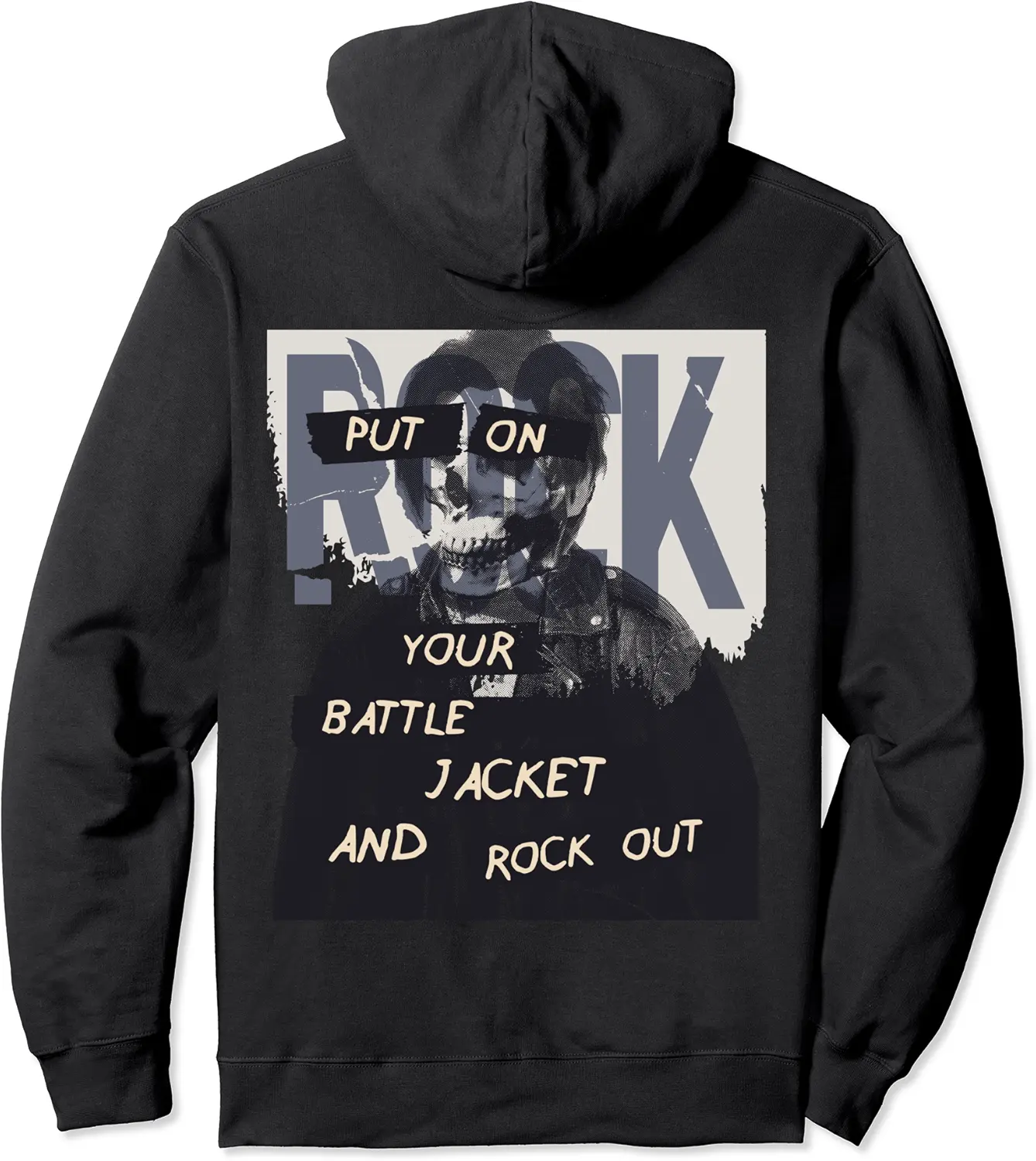 Punk Rocker Band Emo Anarchy Weirdo Gothic Skull Clothing Pullover Hoodie - Emilyschwe Shop 41B09H9GW26T