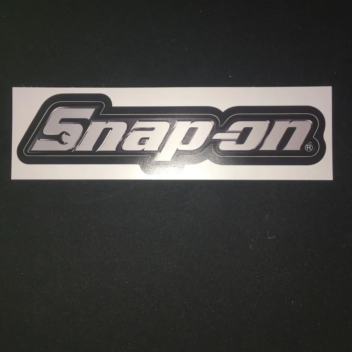 Snap-on tools “chrome” sticker new Snap-on tools “chrome” sticker new