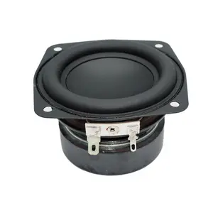 3-Inch (78mm) Square Subwoofer Speaker, 4 Ohm 15W Super Bass, Durable Mobile Portable Speaker with Auxiliary Input for DIY Home Theater, Bookshelf Audio Systems,summervibes