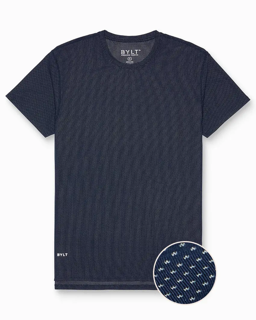 Pulse Short Sleeve Split Hem Breathable Fabric