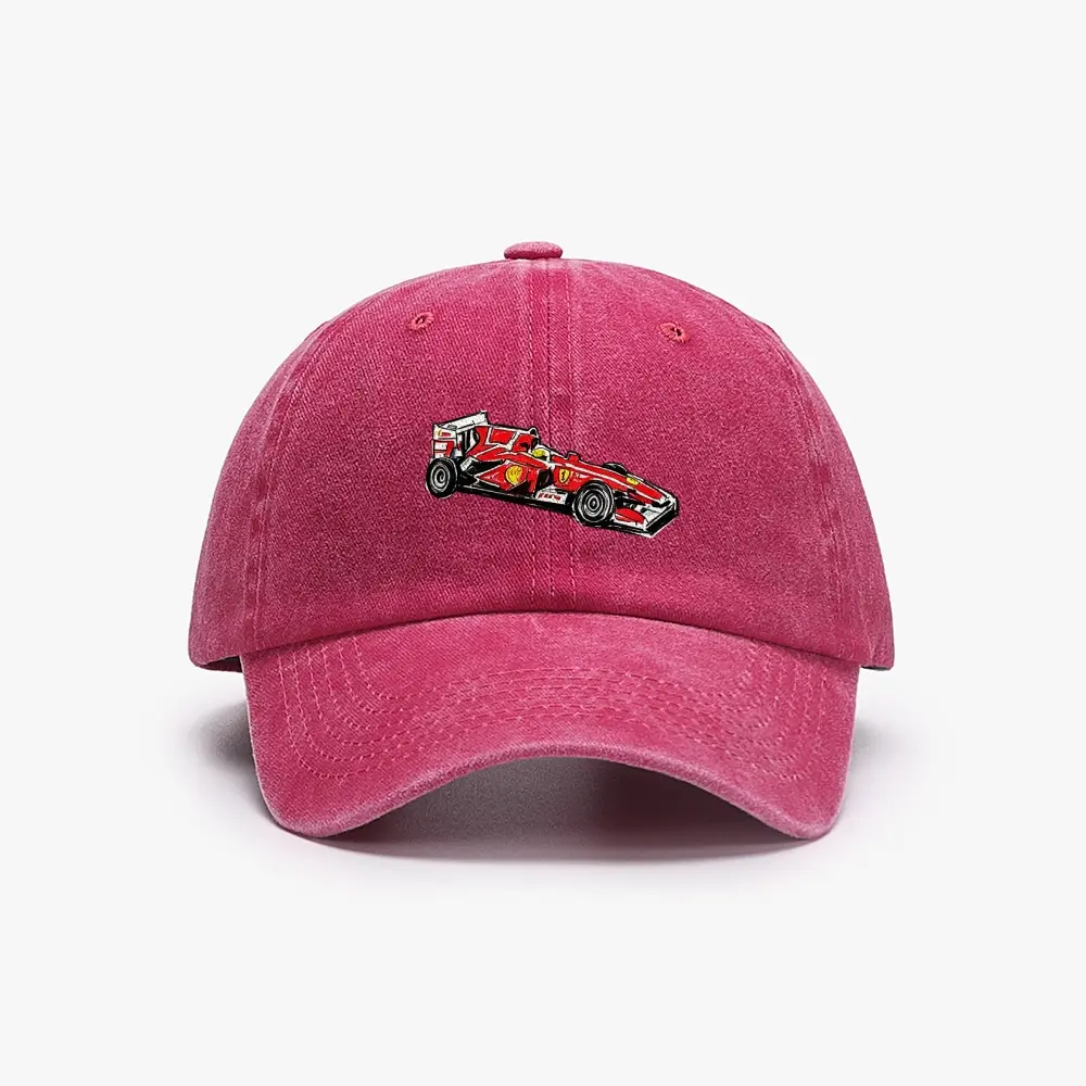 Unisex Retro 80s-90s Pattern Denim Snapback Baseball Cap, Race Car Graphic Hats, Casual Anime Hat with Iconic Heat Transfer Logo, Green Dragon Ball Detail, Vintage Fitted Men’s Gift,sohochic