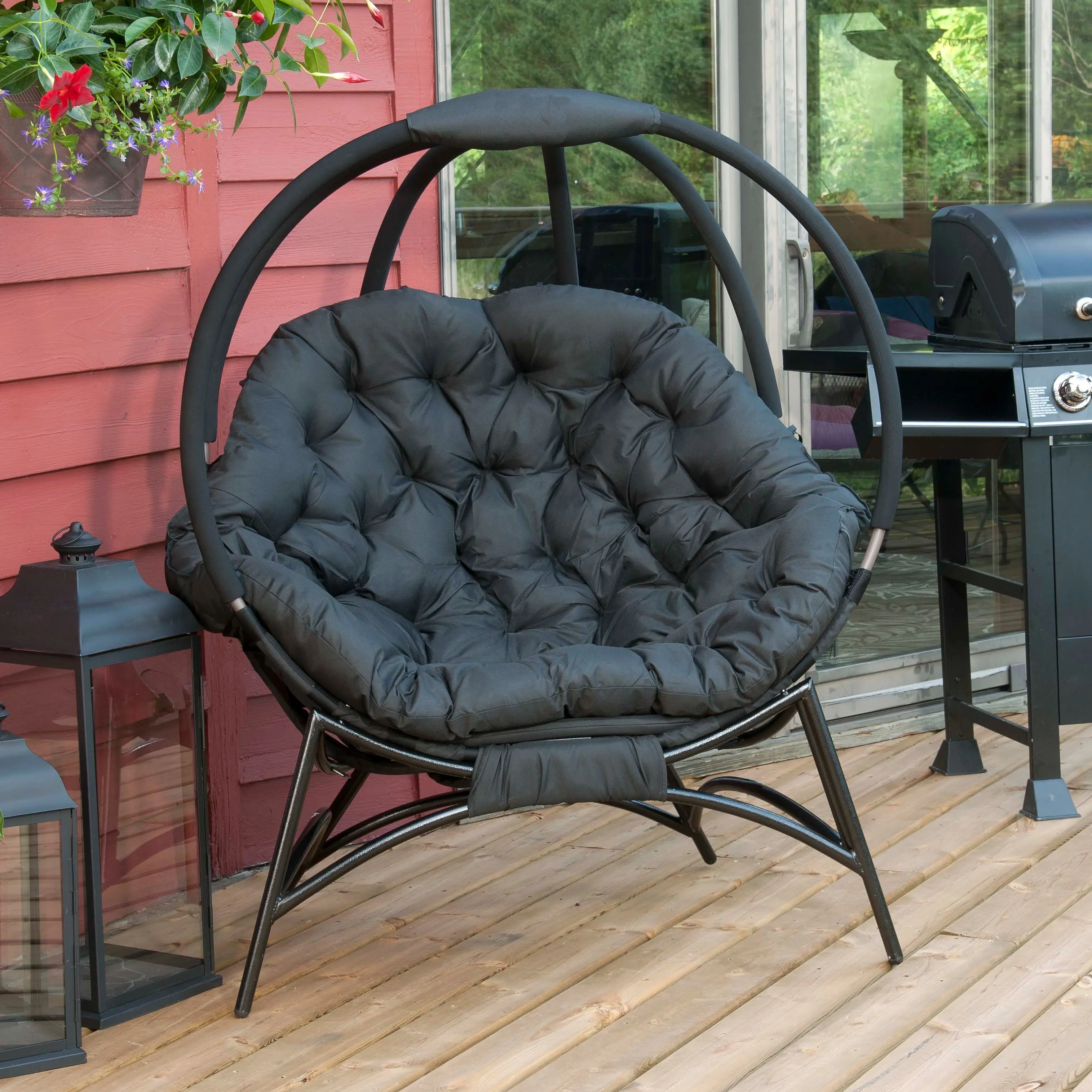Flowerhouse Cozy Ball Chair - Overland Black