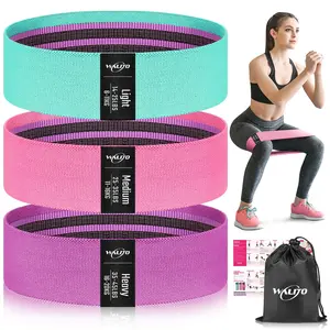 WALITO Squat Resistance Band Butt Lift Fitness Pull Rope Yoga Stretch Training Set, Advanced Gym Resistance Bands for Workout, Leg Exercises, Strength Training, Workout Equipment