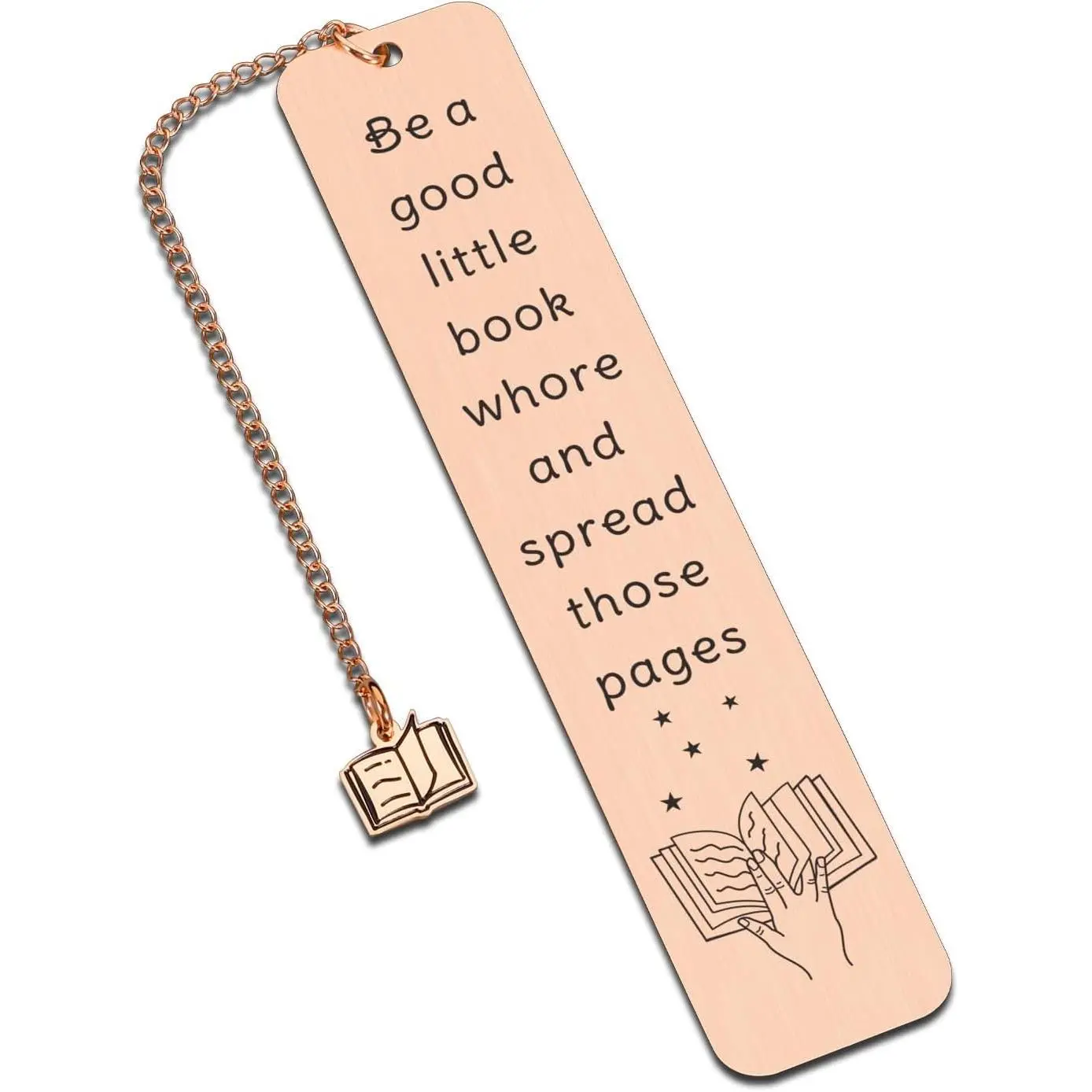 Metal Book Marks for Reading Women - Cute Bookmark for Women Smut Bookmarks for Book Lover Spicy Reading Gifts for Girls Bookworm Gifts for Friends Spicy Reader