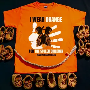 Every Child Matters For Orange Shirt Day Unisex T-Shirt/Hoodie/Sweatshirt 297 Fabric Top