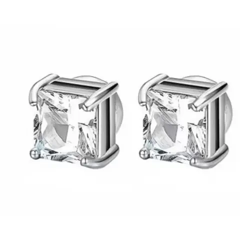 1 Pair 8mm Square Zircon Magnet Earrings, / No Piercing, Non Pierced Earrings, Easy Wear Studs, Elegant All-Season Jewelry, Perfect Gift for Friends