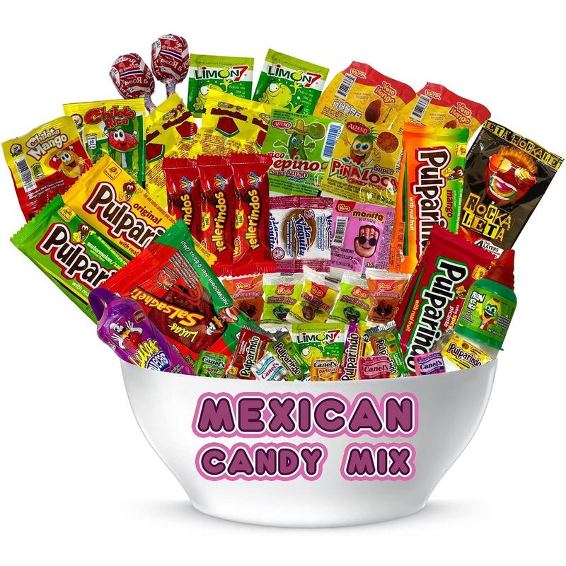 candy, Such as Sweet, Sour and Chili with Tangy taste of our Variety – Authentic Assortment Mexican candy (50 Count), by LookOn.