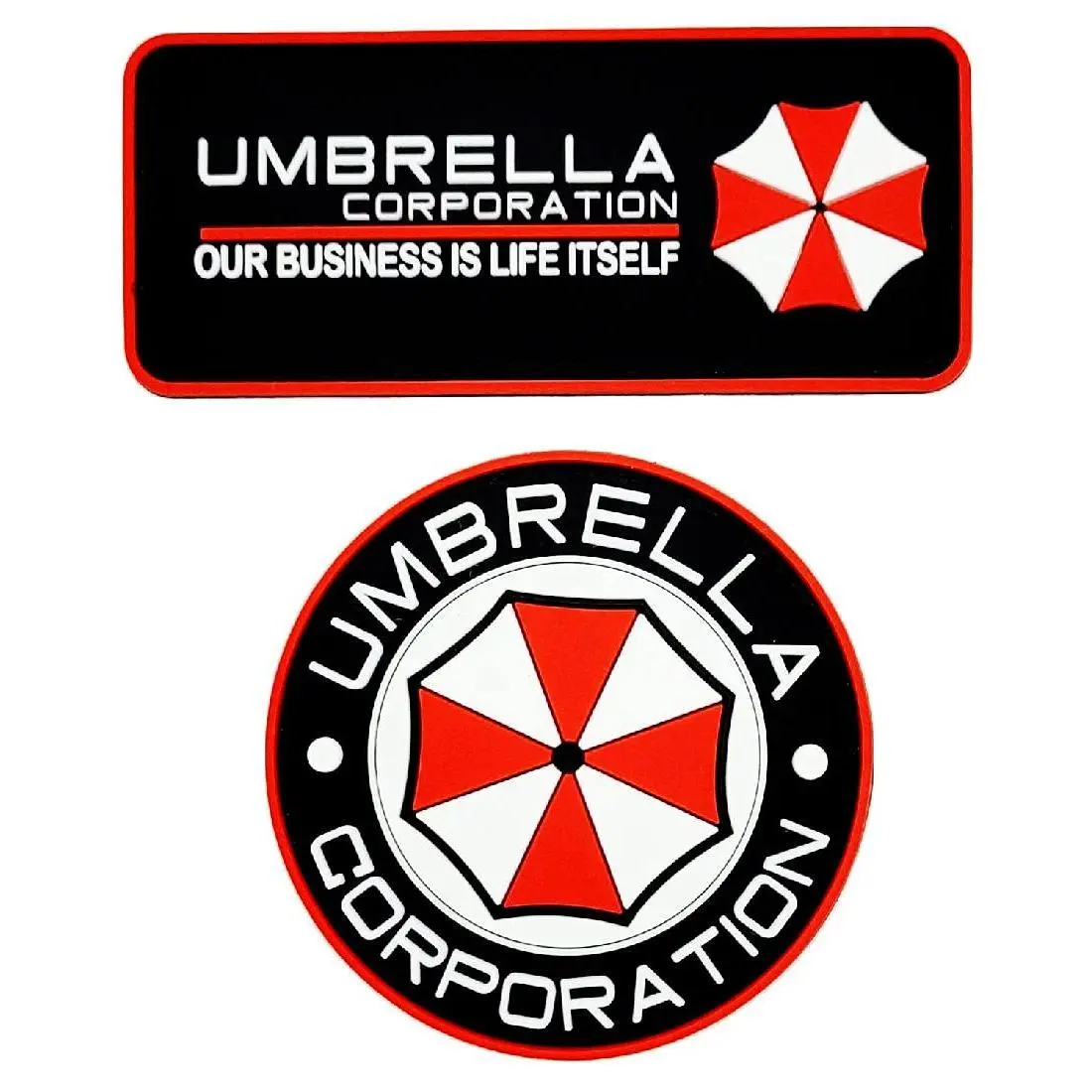 Umbrella Company Our Business Patch [2PC Bundle- PVC Rubber -Hook Fastener -C1,C2]
