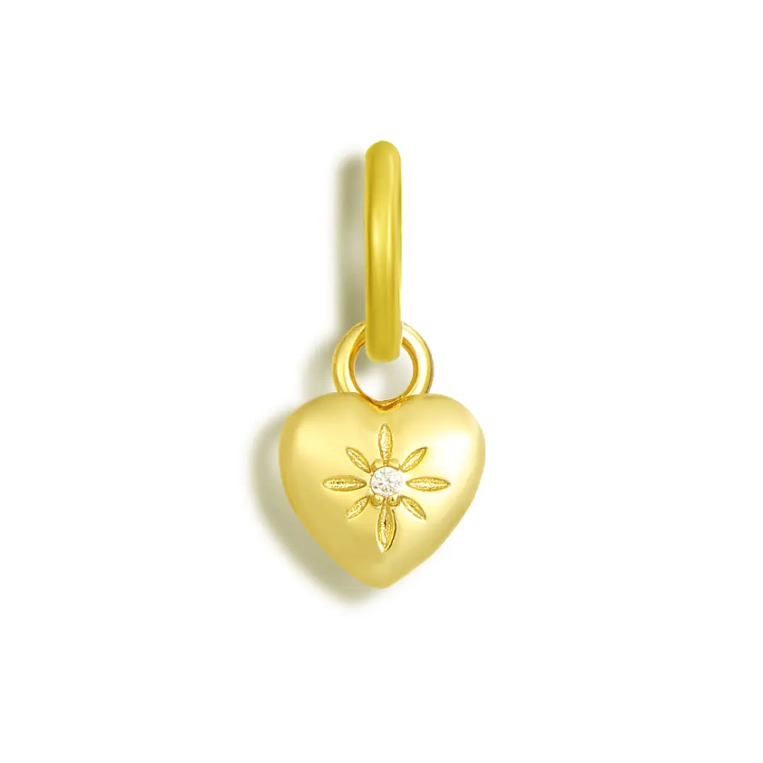 Gold, Heart of Gold Charm