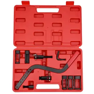 Valve Spring Compressor Tool Kit Overhead Valve Spring Compressor Tool Clamp Collet Pusher Adapters Installer Kit Clamp Vehicle