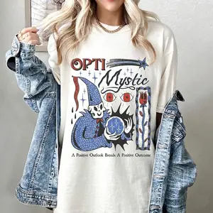 Wizard of Barge Vintage Unisex Tee, Shortsleeve Graphic Streetwear Tshirt, Opti Mystic Wizard Shirt, Magic Shirt Gift