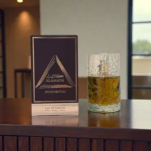 Klamath Brown Edition Eau de Parfum Spray Perfume Unisex Fragrance 90ml 3.04 fl oz Key Notes Coffee Cardamom Ginger Vanilla Praline Cinnamon Benzoin White Flowers