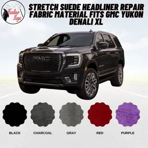 Stretch Suede Headliner Repair Fabric Material Fits GMC YUKON DENALI