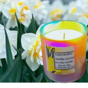 Vanilla Orchid Luxury Scented Candle  Decor