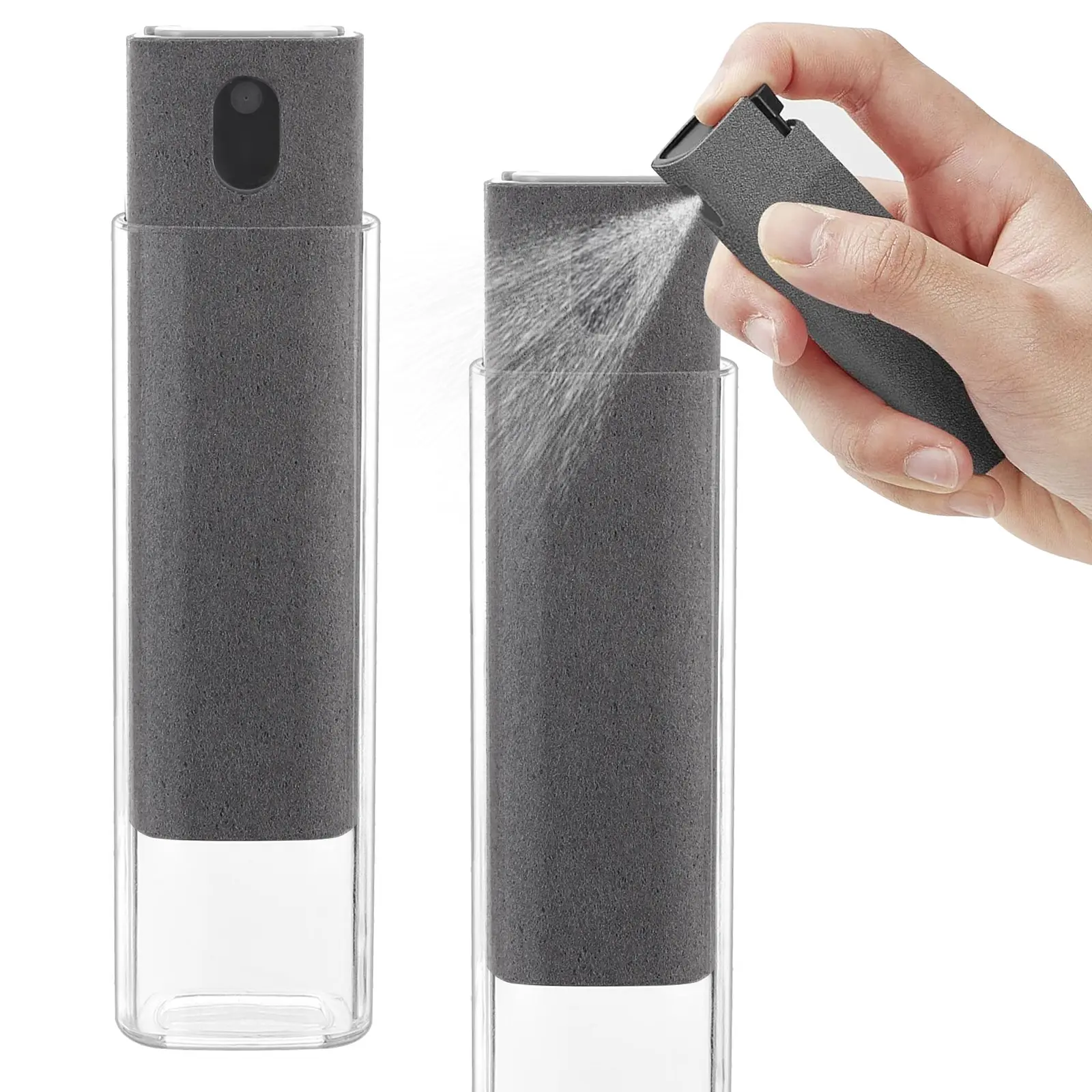 Screen Cleaner Spray for Eyeglass Lens & Electronic Screen 2PCS , Small Spray Bottle for Eyeglass Lens, Car Screen, Phone, Ipad. Eyeglass Lens Cleaner with Eyeglass Lens Cleaning Cloth
