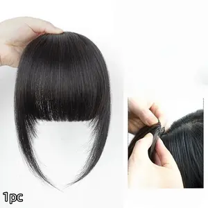 Pet Wig Cat Dog Headpiece Bangs Bob Style Holiday Prop Funny Cartoon Hair Accessory, French Ladies Bangs Wig Natural Hairline