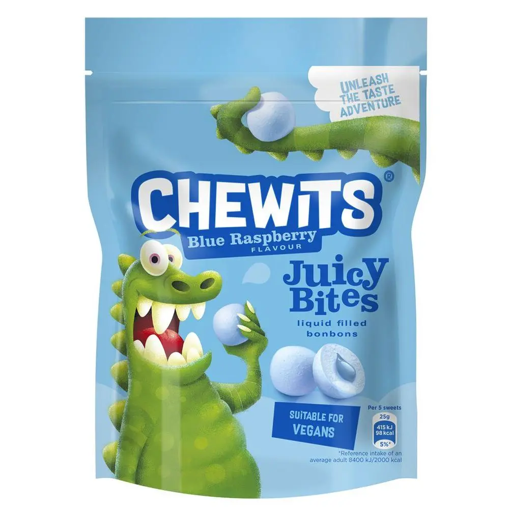 Chewits - Blue Raspberry Juicy Bon Bon Bites