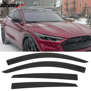 Window Visors for Ford Mustang Mach-E 2021-2025 Low Profile Style Tape on