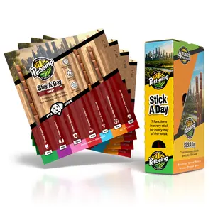 PETBEING Stick A Day Beef Flavor 7-in-1 Functions Daily Real Meat Snacks for Dogs Healthy Tasty Treats & Pet Vitamins & Supplements Combination Pack of 28 Sticks