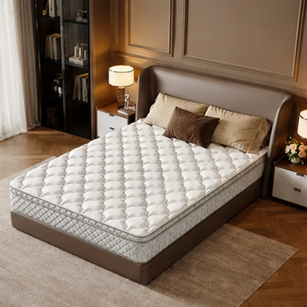Queen Size Mattress 12 Inch Hybrid Mattress in a Box Memory Foam Pocket Spring Medium Firm CertiPUR-US OEKO-TEX Gel Infused Cooling Motion Isolation Pressure Relief Comfort Sleep Bedroom Guest Room Single Box, Grey+White Color Options