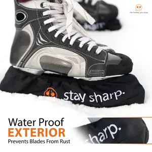 the hockey pro shop Ice Skate Guards, Ice Skate Blade Covers, Skate Soakers, Intermediate (Size 4.0 to 6.5), Skate Guards Hockey, Ice Skate Guards