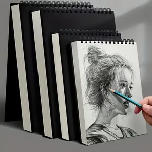 A6 4 Counts/set Sketchbook, Watercolor Paper, Top Spiral-Bound Sketch Pad, Acid-Free Art Sketchbook, Art Drawing And Writing Paper, High-Quality Sketch Notebook