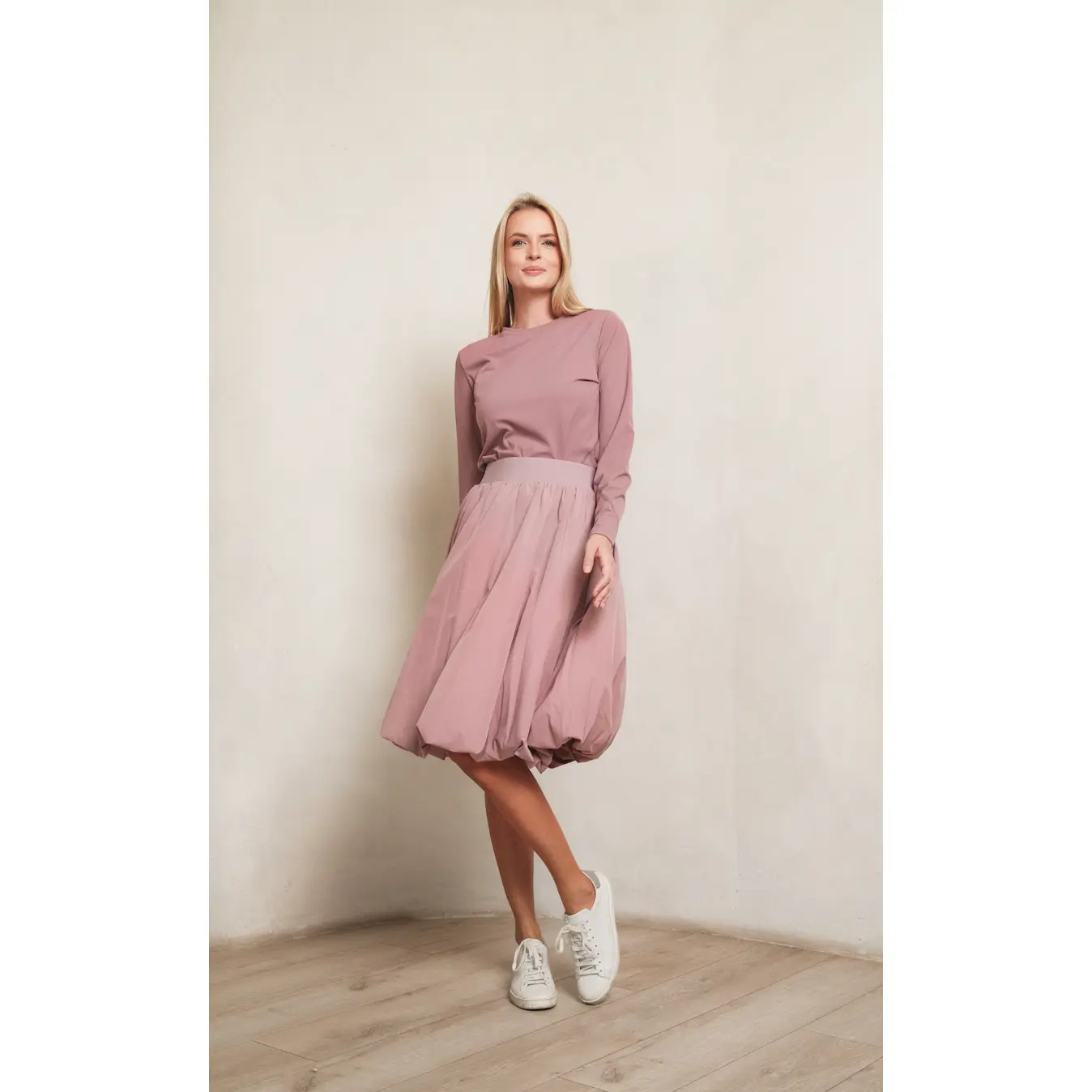 Mauve Bubble Skirt