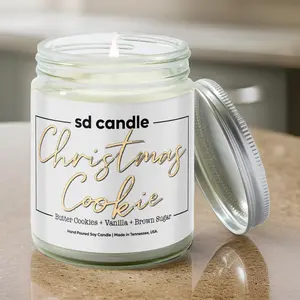 #16 | Christmas Cookie Scented Candle - 9/16oz 100% All-Natural Handmade Soy Wax Candle