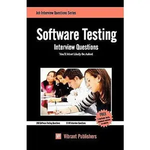 USED-Software Testing: Interview Questions You'll Most Likely Be Asked (Job Interview Questions) by Vibrant Publishers (Paperback)