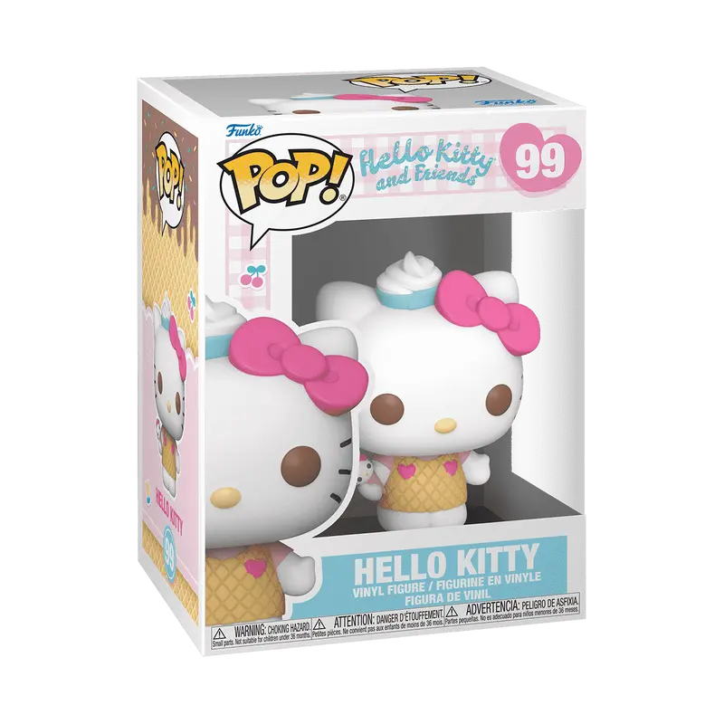 Funko Pop! Sanrio - Hello Kitty with Ice Cream #99 Collectible Pop Vinyl Figure