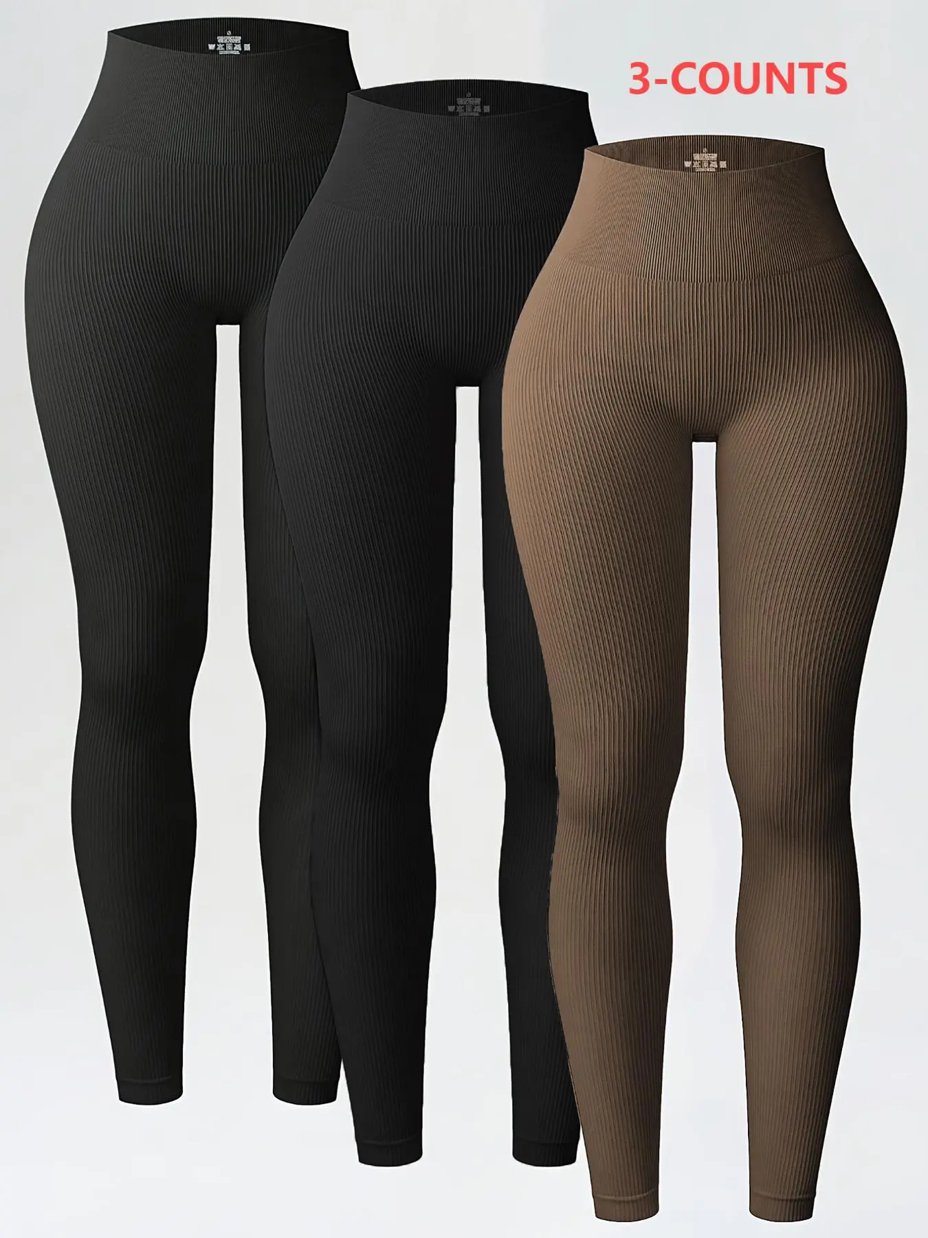 Women's High-Waisted Yoga Training Pants, Sporty Tight-Fit Woven Fabric, Fall & Winter Gym Wear, Durable Comfortable Design, High Stretch Leggings, Fitness Bottoms, High Rise Leggings, Female Gym Clothes