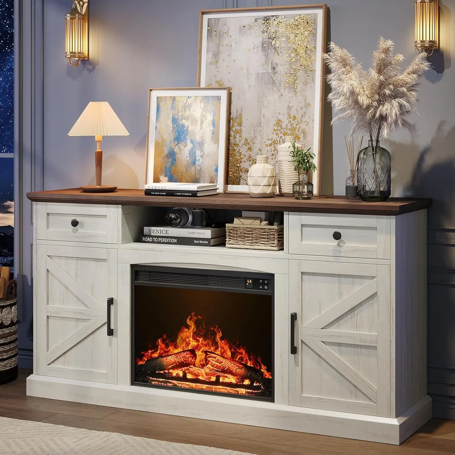 Style D-White & Brown