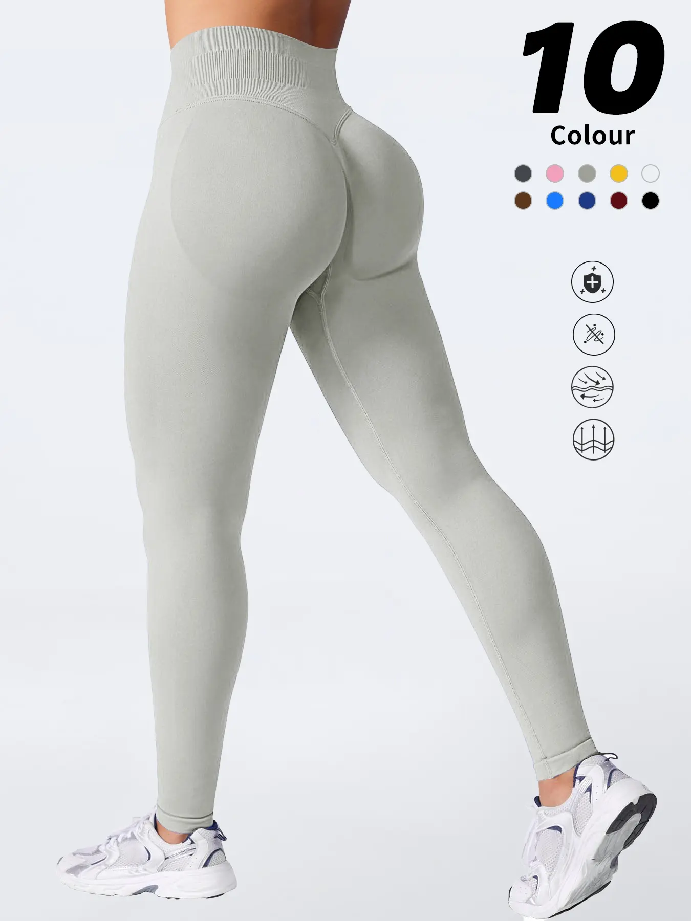 Women's High Waisted Slim Fit Pants, Abdominal Support Design, Ideal for Fitness and Yoga, Comfortable Casual Wear for Fall and Winter Women's High Waisted Slim Fit Pants, Abdominal Support Design, Ideal for Fitness and Yoga, Comfortable Casual Wear for Fall and Winter