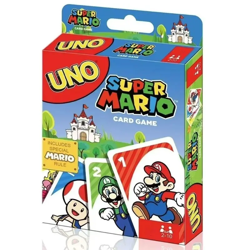 Uno Flip Card Game, Super Mario Social Tabletop Party Game, Kids Toy, Fun Family Board Game, Educational Toy