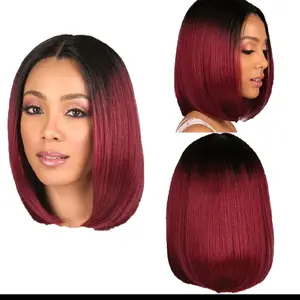 lucy hair 13x4 HD Lace Frontal Short Straight Lace Front Bob Wigs for Black Women Human Hair Pre Plucked Glueless 180% Density Black Color