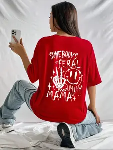 Y2K Campus Western Sweet Cool Back-To-School Set, Short Sleeve Western Cow Print, High Waist Ruched Shorts, Spring & Fall Fashion